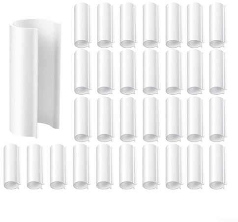 32-teiliges Klemmen-Set für effektive Gewächshäuser, Reihenabdeckungen und Schutzlösungen, kompatibel mit PVC- und EMT-Rohren (12,7 mm)