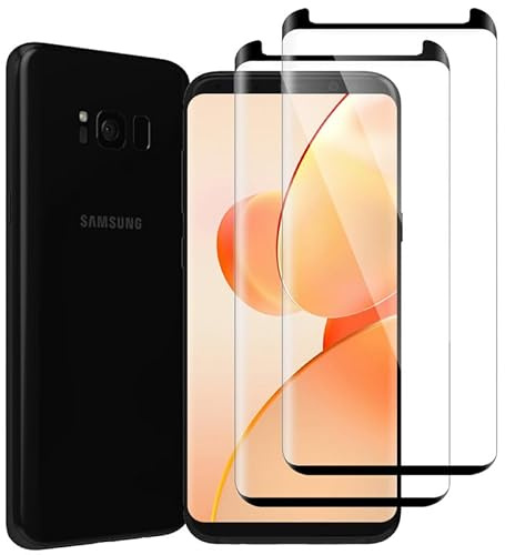 【2 Stück】 für Folie Samsung Galaxy S8 Panzerglas, Unzerbrechlich Panzerfolie Samsung S8 Displayschutz, 99% Touchgenauigkeit Blasenfrei Schutzfolie Schutzglas