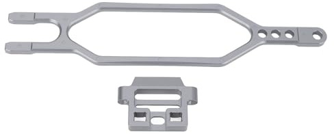 HEEPDD RC Battery Hold Down Strap, Aluminum Alloy, Lightweight Retainer, Easy to Install for Slash 4X4, Model Car Battery Plate (Ti Color)