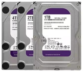 MVSBKWWVA 1 pz Viola 4TB 1TB 2TB 3TB 6T Disco Rigido Interno di Sorveglianza da 3.5 64MCache SATA III 6Gb/s HDD HD Hard Disk for CCTV DVR NVR(500GB)