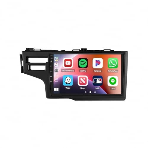 Autonavigation Car Radio Multimedia Player für Honda Jazz 3 2015-2020 Apple Carplay & Android Auto mit OTA-Updates, Mirror Link, Sprachsteuerung, 4 Kern 1G+32G
