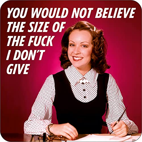 You Would Not Believe The Size Of The F*** - Funny Rude Coaster - Office Gift Ideas -Secret Santa Ideas - Dean Morris Cards