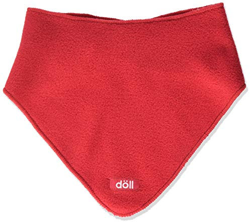 Döll Unisex Baby Dreieckstuch mit Klett Fleece Halstuch, Rot (Lipstick Red 2770), 1 (Herstellergröße: 1)