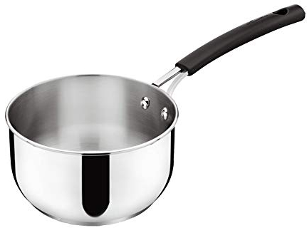 Lagostina Tempra Casserole 14 cm, Inox, Induction, Finition polie, Acier inoxydable ultra résistante, Fond Lagoseal plus, Fabriqué en Italie 012895031114