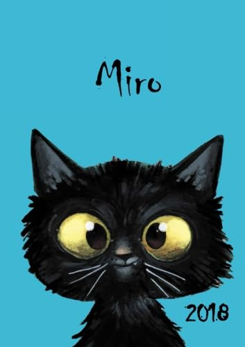 2018: Zebra-Namens-Kalender 2018 -Miro - DIN A5 - eine Woche pro Doppelseite