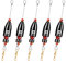Booms Fishing CRR Carolina Ready Rig 1/2 oz 5 Stück schwarz lackiertes Messing