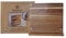 LAGUIOLE - Blocco poggiacoltelli magnetico in legno di acacia 25 cm