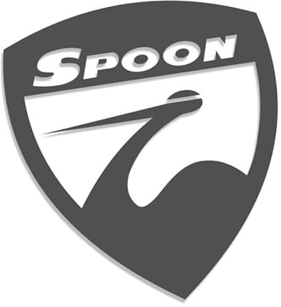 Decus Shop Spoon Emblem L 1485 (grau) // Sticker OEM JDM Style Aufkleber