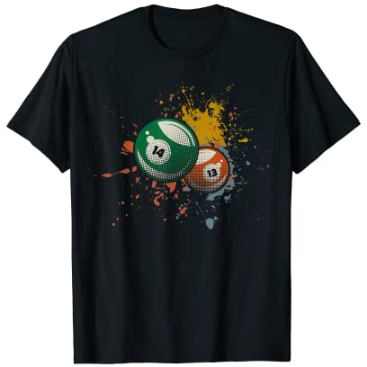 Billiard Billardkugel Pool T-Shirt