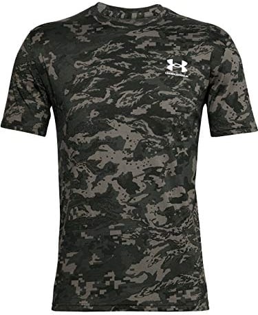 Under Armour Herren Abc Camo Short Sleeve Kurze rmel, Barockgrün (310)/Weiß, S EU