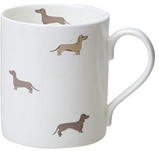 Grande tazza in porcellana Bone China Dachsie Dog