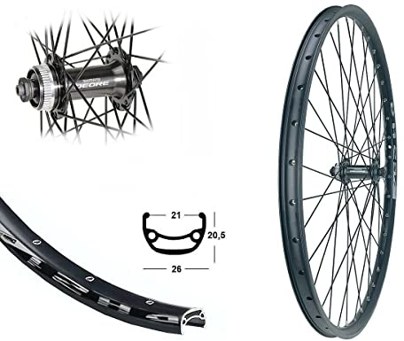 Vorderrad 28/29 Zoll DH21 Disc Shimano M6000 schwarz Center Lock 21-622 Laufrad