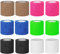 12 Rouleaux Bandage Autoadhésif Cohésifs, YOLAISI Bande Cohesive Bandages Auto-adhésifs Cohésifs Bandes Adhésifs pour Les Doigts, la Main, Les Orteils, Les Pieds, 5cm x 4.5m