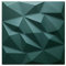 Deccart - 3D Wandpaneele 50x50 cm - Paneele Wand Wall Panels Deko Wandverkleidung Innen Panel Deckenverkleidung Decke Deckenpaneele Platten Styropor EPS-Polystyrol Brylant 12 m², 48 Stück,Grün