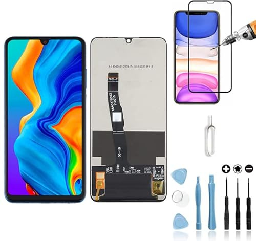 Mobilevie Ecran Compatible pour Huawei P30 Lite Noir : VITRE Tactile + ECRAN LCD Original Pret-A-Monter (P30 Lite, Noir)