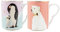 YVONNE ELLEN Vintage Style Christmas Collection in Fine Bone China (Penguin?Polar Bear Mugs Set of 2)