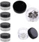 Little Pots with Lids, Small Sample Pots for Cosmetics 10 Gram, 4 PCS Make up Pots, Little Pots Sample Jars with Lids Plastic Makeup Sample Containers BPA Free Makeup Pot