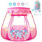 TIKTENT Bay Ball Pool with 50 Ball, Po U Price Tet with Starry Light for 1 2 3 Year Old Birthday Gift, Bay Girl Toy 1218 Moth, Toy with Bag