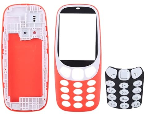 Handy Ersatzrahmen Lünetteplatte Vollmontagehäuserabdeckung mit Tastatur für Nokia 3310 Ersatzteil