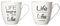 Ritzenhoff & Breker Kaffeebecher Life Sprüche Größe Kaffeebecher 590 ml 2-fach sortiert