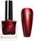 Metallic Chrome Mirror Nail Polish - Quick Dry, No UV Needed, Magic Mirror Gel Effect for Nail Art (7#Red)