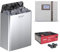 Harvia The Wall Saunaofen mit Steuerung EOS ECON und Saunasteinen 400V (Chrome, 9kW)