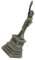 HOMOCONO Freiheitsstatue Skulptur Metall Desktop Statue Metall Ornamente für Büro