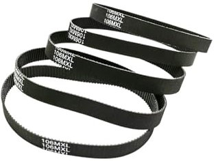 Übertragungsriemen Für 3D-Drucker MXL Zahnriemen Mit Geschlossener Schleife B109/B/B110/B112/B113/B114/B115/B118/B126T Breite 6 Mm Zahnrad-Synchronriemen Keilriemen(101MXL B126)
