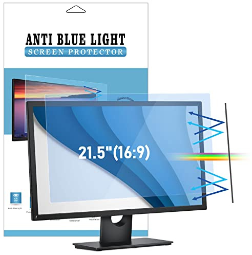 Nsyee 21.5 Inch Computer Monitor Anti-Blue Light Screen Protector | 16:9 Screen Filter (W x H: 18.74 x 10.55), Anti-Blue Light/Anti-Glare/Anti-UV/Eye Protection (21.5 16:9)
