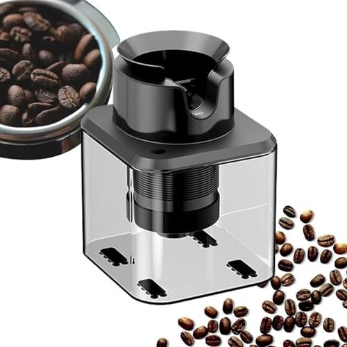 BOOZXCV Automatischer Kaffeesiebträgerreiniger, elektrische Reinigungsmaschine, mit 3 Arten von Lichtbogenbürstenköpfen und 5 Sekunden schneller Reinigung, Arbeitsplatte/Einbau