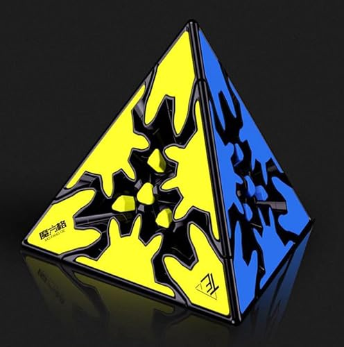 Logica Spiele – Zauberwürfel Gear Pyraminx – Puzzle Pyramide – Twisty Puzzle – Sammlerwürfel – Speedcube – Sammlerwürfel – Logische-Puzzles – Ingenieurspiele