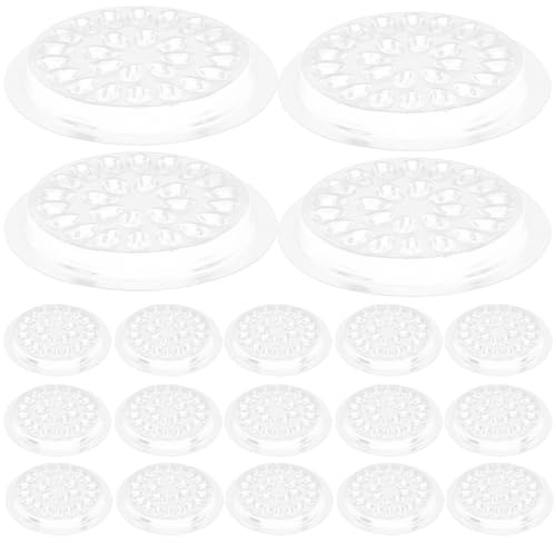 HAKIDZEL 30 Pezzi Palette per Colla Ciglia Finte in Acrilico Bianco, Supporto Pratico per Extension Ciglia Fai da Te, per Saloni di Bellezza e Lavoro Professionale