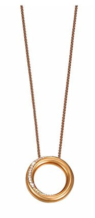 Esprit Damen Halskette 925 Sterling Silber Zirkonia PERIBESS cm ELNL91626B420
