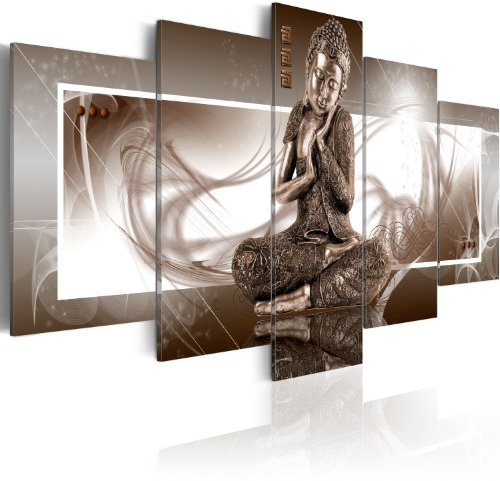 murando - Tableau décoratif moderne 100x50 cm - Impression sur toile colorée - Décoration murale pour salon et chambre - Asie bouddha bouddhisme feng shui orient figures religions zen 020113-266