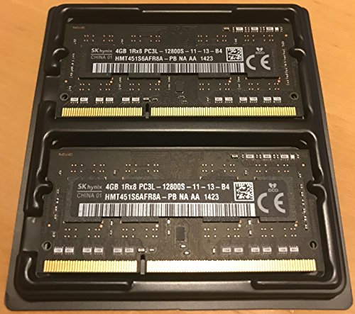 HYNIX 1x 4 GB 204 pin DDR3L-1600 SO-DIMM (1600Mhz, PC3L-12800S, CL11, 1.35V, Low Voltage) - PART HMT451S6AFR8A-PB