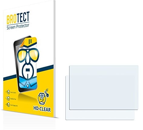 BROTECT Schutzfolie für Leica D-Lux 5 | 2 Stück Transparenter Displayschutz Made in Germany Klare Displayschutz-Folie Clear Einfache Montage Case-Friendly