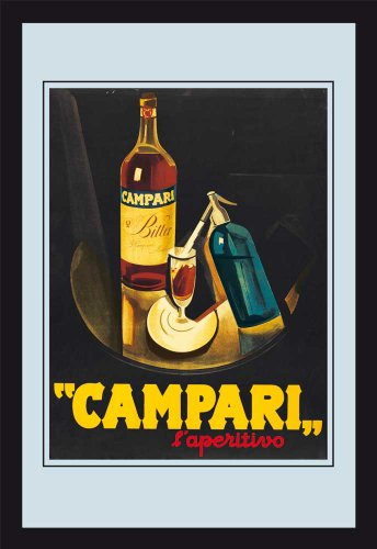 empireposter KS33 Campari - Aperitivo - Bedruckter Spiegel