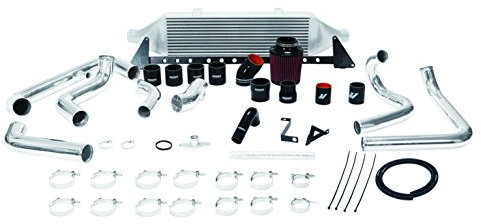 Mishimoto MMINT-WRX-08AISL Front-Mount Intercooler Kit & Intake Compatible With Subaru WRX 2008-2014 Silver