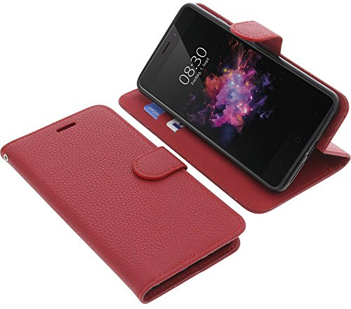 foto-kontor Tasche kompatibel mit TP-Link Neffos X1 Max Book Style rot Schutz Hülle Buch