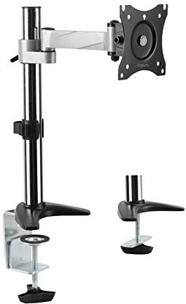 LogiLink BP0075 Monitor Desk Mount (13-27 Inches), Arm 246 mm Black
