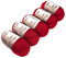 5-Pack Alpaka Wolle Rot 100% Baby Alpaka 5x50g