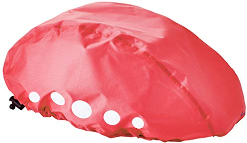 Playshoes Unisex Kinder Regenschutz Für Fahrradhelme Wasserdichter Regenüberzug Helm-Überzug, Rosa, M EU
