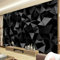 PANDAWDD 3D Tapete Effekte Fototapete Geometrisches Muster Des Schwarzen Dreiecks 350x250 cm Tapete Moderne Wohnzimmer Mural Schlafzimmer Kinderzimmer Tv Hintergrund Wand Dekoration