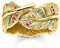 THOMAS SABO Damenring Feder goldfarben TR2284-488-7-54 Ringgröße 54/17,2