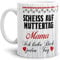 Tasse mit Spruch für Mama - Scheiß auf Muttertag - Kaffee-Tasse/Geschenk-Idee Muttertag Geburtstag/Muttertagsgeschenk/Für Meine Mutter - weiß