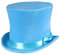 Thetru Kostüm Zubehör Zylinder Hut neon blau Karneval Fasching Gr. 59/60