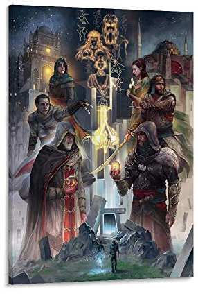 LIULANG Assassin's Creed Revelations Art Leinwand Kunst Poster und Wandkunst Bilddruck Moderne Familienzimmer Dekor Poster 16x24inch(40x60cm)
