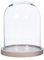 Campana de Cristal con Base Madera (25cm)