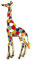 Holibanna 4764a Broche Girafe Colorée Pour Femmes Accessoire Élégant Émail Et Rhinestones Parfait Pour Robes Chapeaux Et Spéciaux