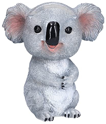 Pssopp Brillenständer aus Kunstharz, Niedlicher Koala, Tierform, Brillenhalter, Ornament, Heimbüro, Schreibtischdekoration,